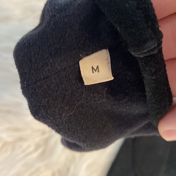 J.Crew Mans Leather Gloves size M excellent condition color black - Picture 8 of 8